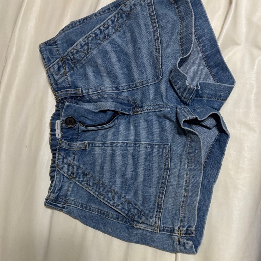 Aerie Light Blue Denim Shorts